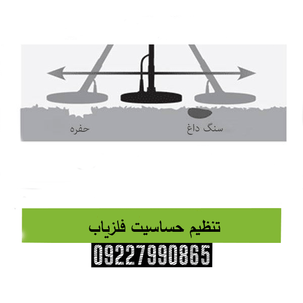 تنظیم حساسیت فلزیاب 09227990865
